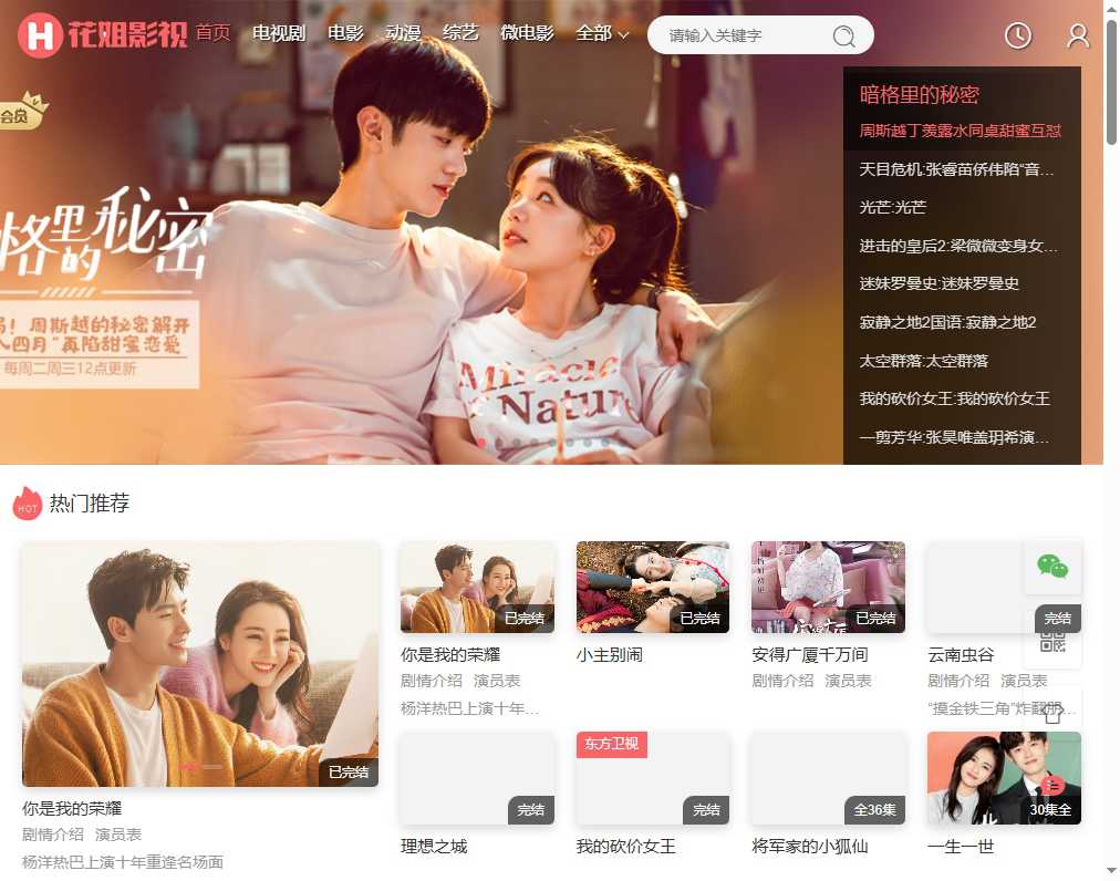花姐影视 网站截图