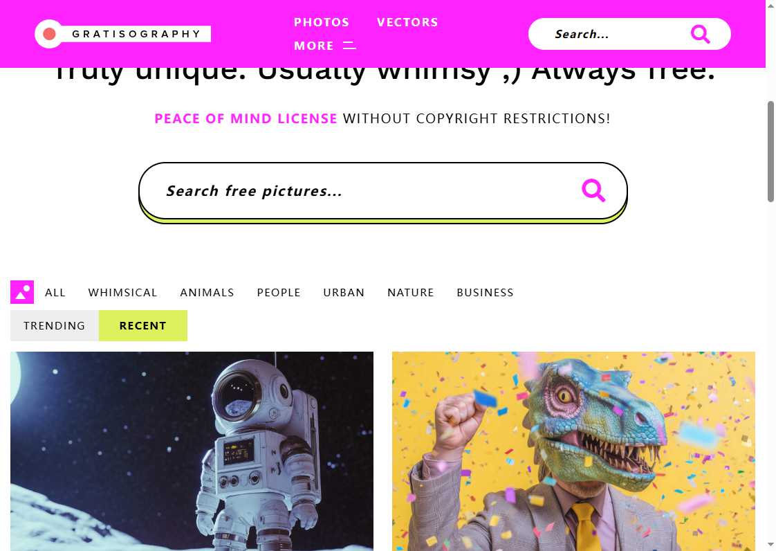 Gratisography 网站截图