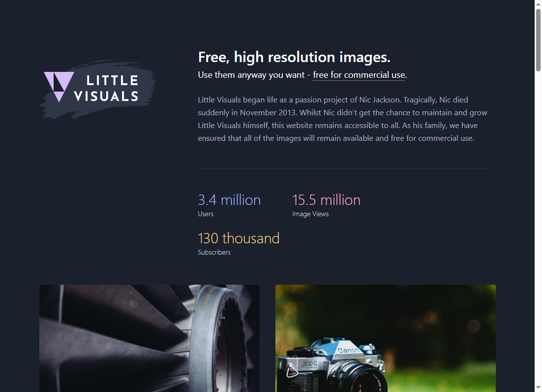 Little Visuals 网站截图