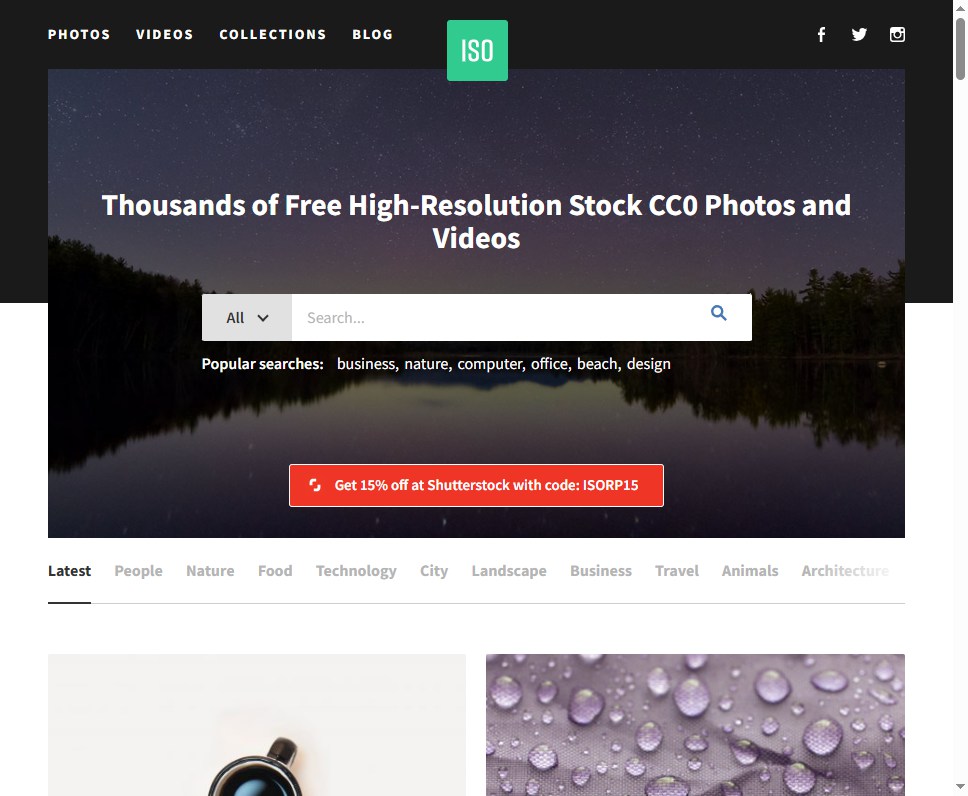 ISO Republic 网站截图