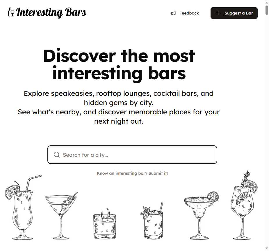 Interesting Bars