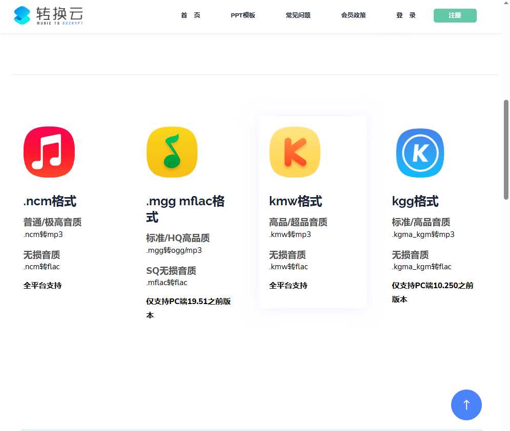 转换云 网站截图