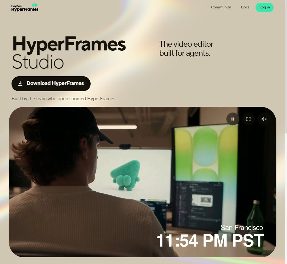 HyperFrames Studio
